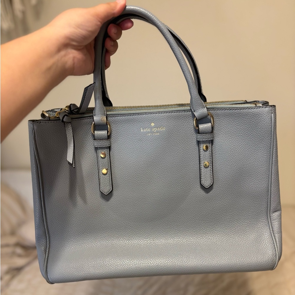 Kate Spade Light Blue/Gray Satchel